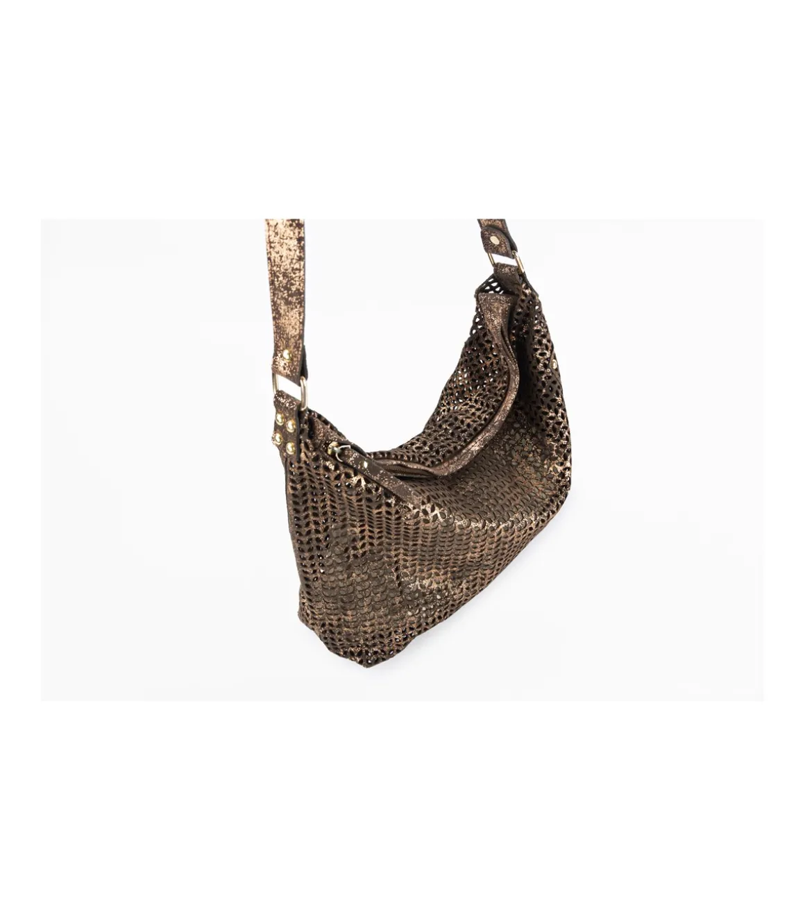 Bolso Bandolera Con Troquel Mavis