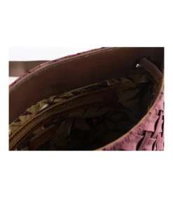 Bolso Mochila Solapa Plisado Trenza Christine