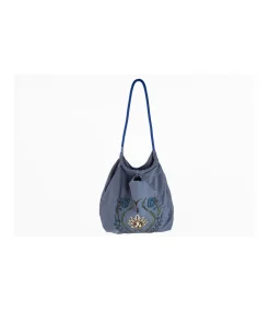 Bolso Plegable Bordado Cachemira