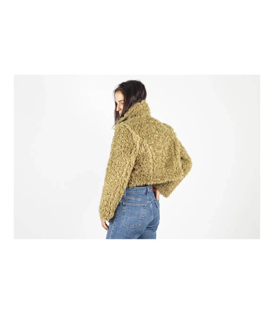 Chaqueta Corta Charol Reversible