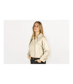 Chaqueta Cropped Trench
