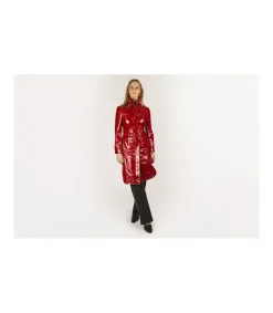 Chaqueta Larga Charol