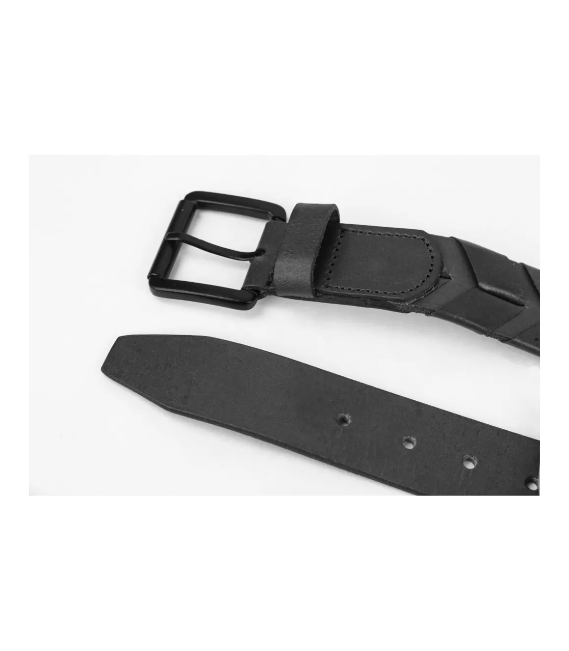 Cinturón Piel Trenzada Mujer