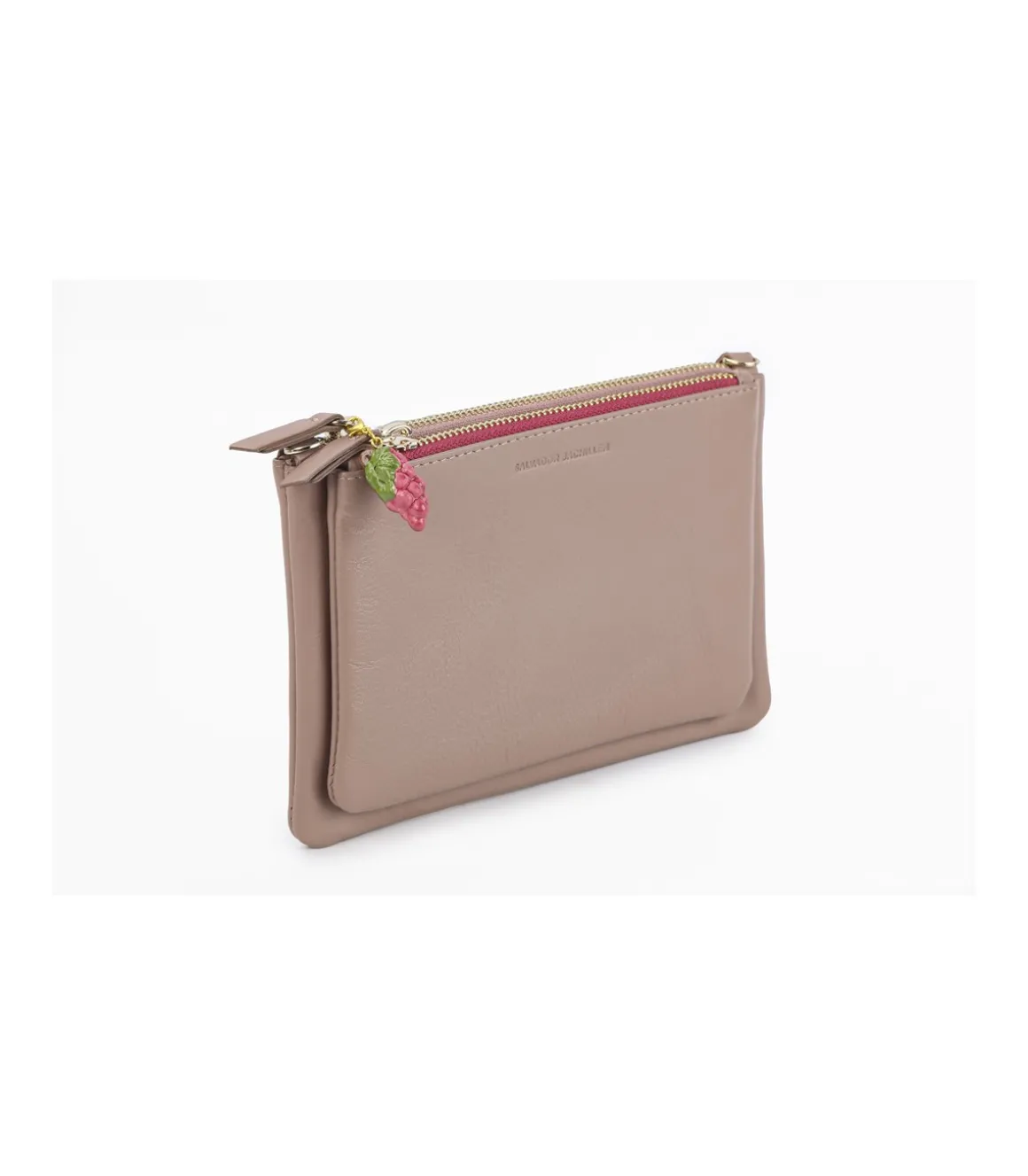 Clutch 2 Cremalleras Cherry FRUIT MARKET