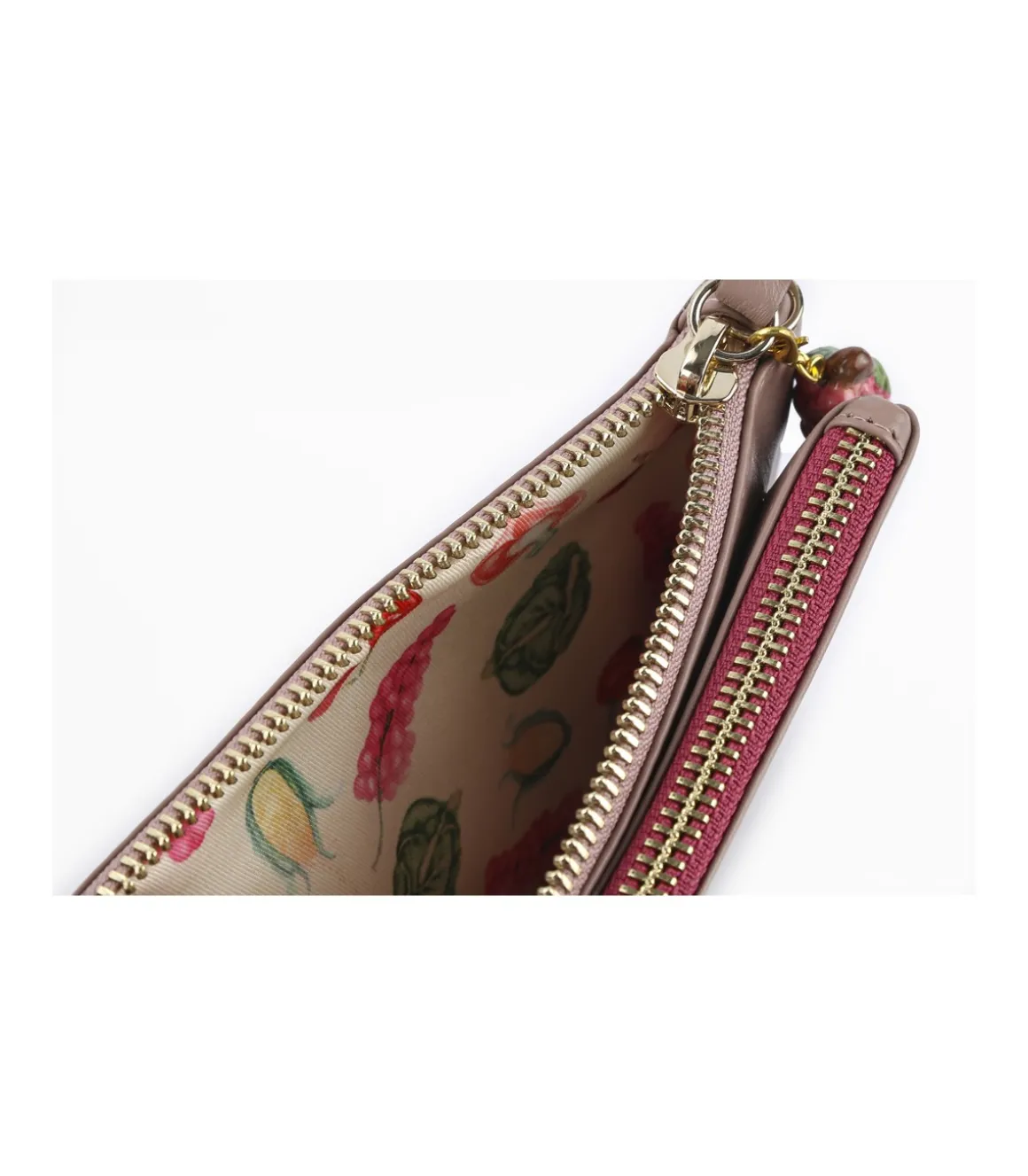 Clutch 2 Cremalleras Cherry FRUIT MARKET