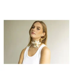 Collar Choker Flor