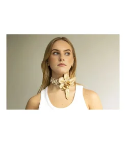 Collar Choker Flor