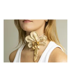 Collar Choker Flor