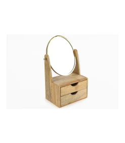 Joyero Madera Con Espejo 25.5x18x44.5cm Love&home