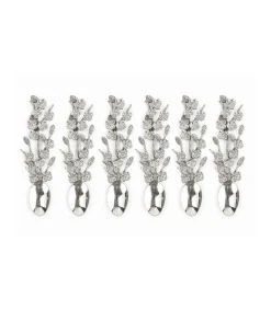 Juego 6 Cucharas Hojas Largo20cm Love&home