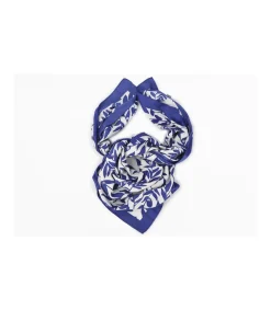 Pañuelo Cuadrado Hojas 110x110cm