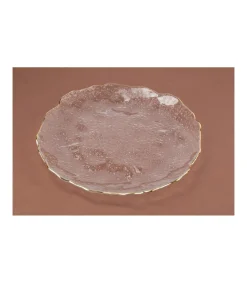 Plato Con Filo Dorado 26x2cm Love&home