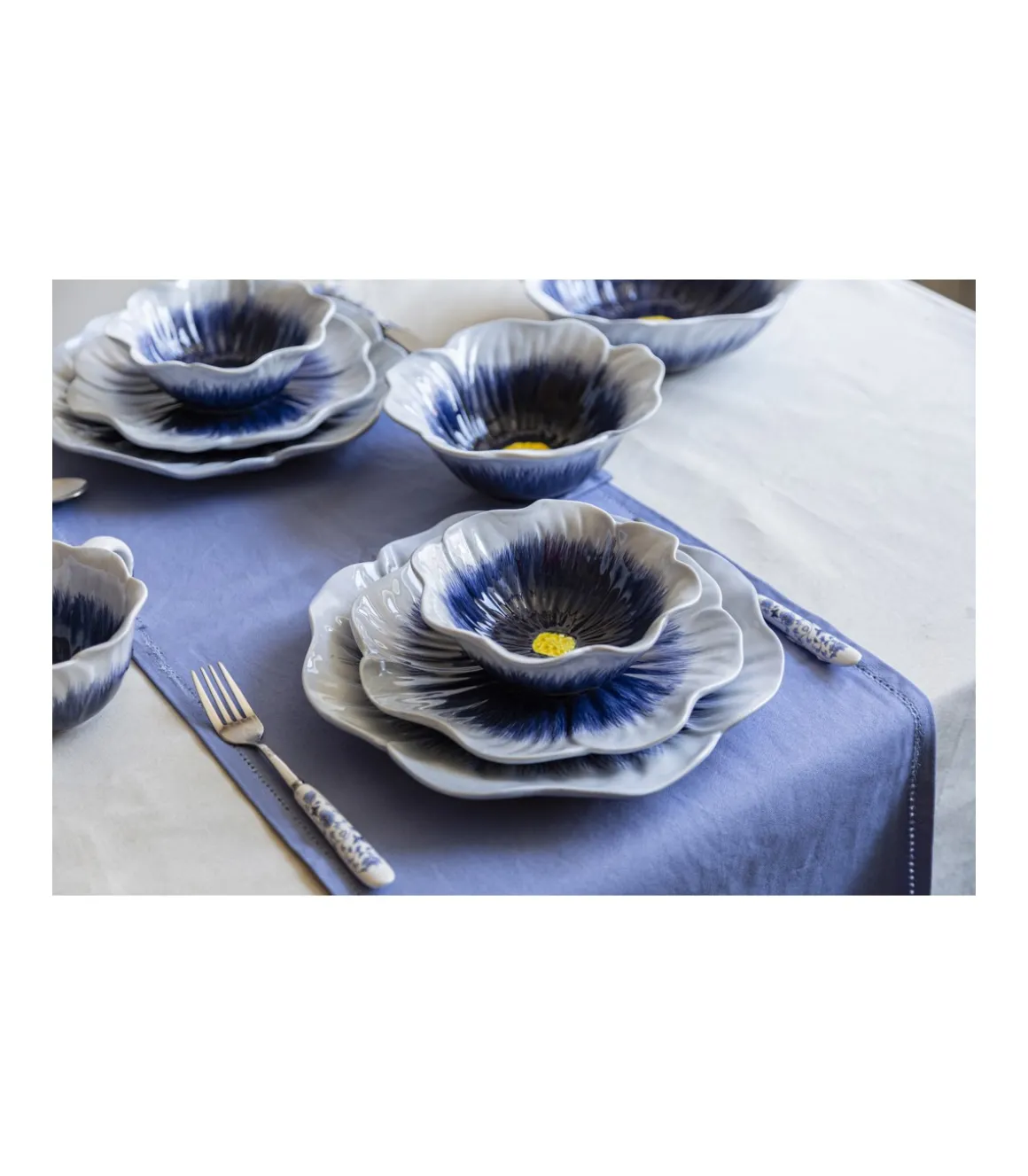 Plato Flor 21x21x3cm Love&home