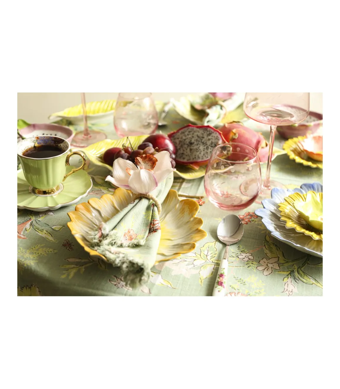 Plato Hondo Flor 20x20x1.5cm Love&home