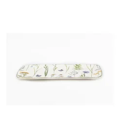 Plato Rectangular Filo Dorado 22cm Love&home