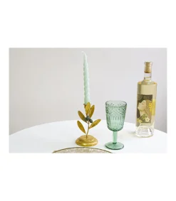 Portavelas Olivos Hojas 8.9x17cm Love&home