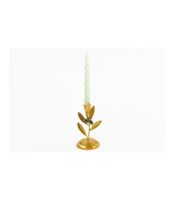 Portavelas Olivos Hojas 8.9x17cm Love&home