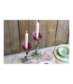 Portavelas Tulipan Alto 30cm Love&home