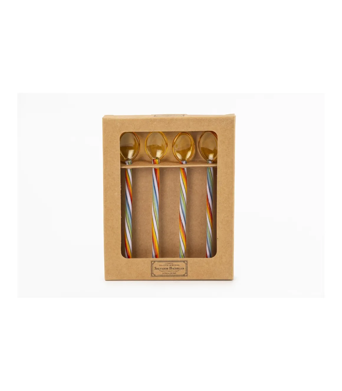 Set 4 Cucharitas Candy Cane Love&home