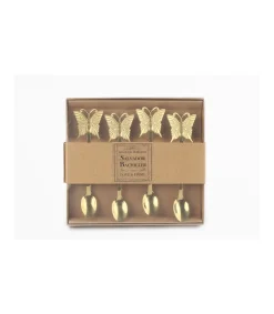 Set De 4 Cucharillas Mariposas Love&home