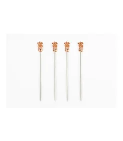 Set De 4 Pinchos Pineapple Love&home
