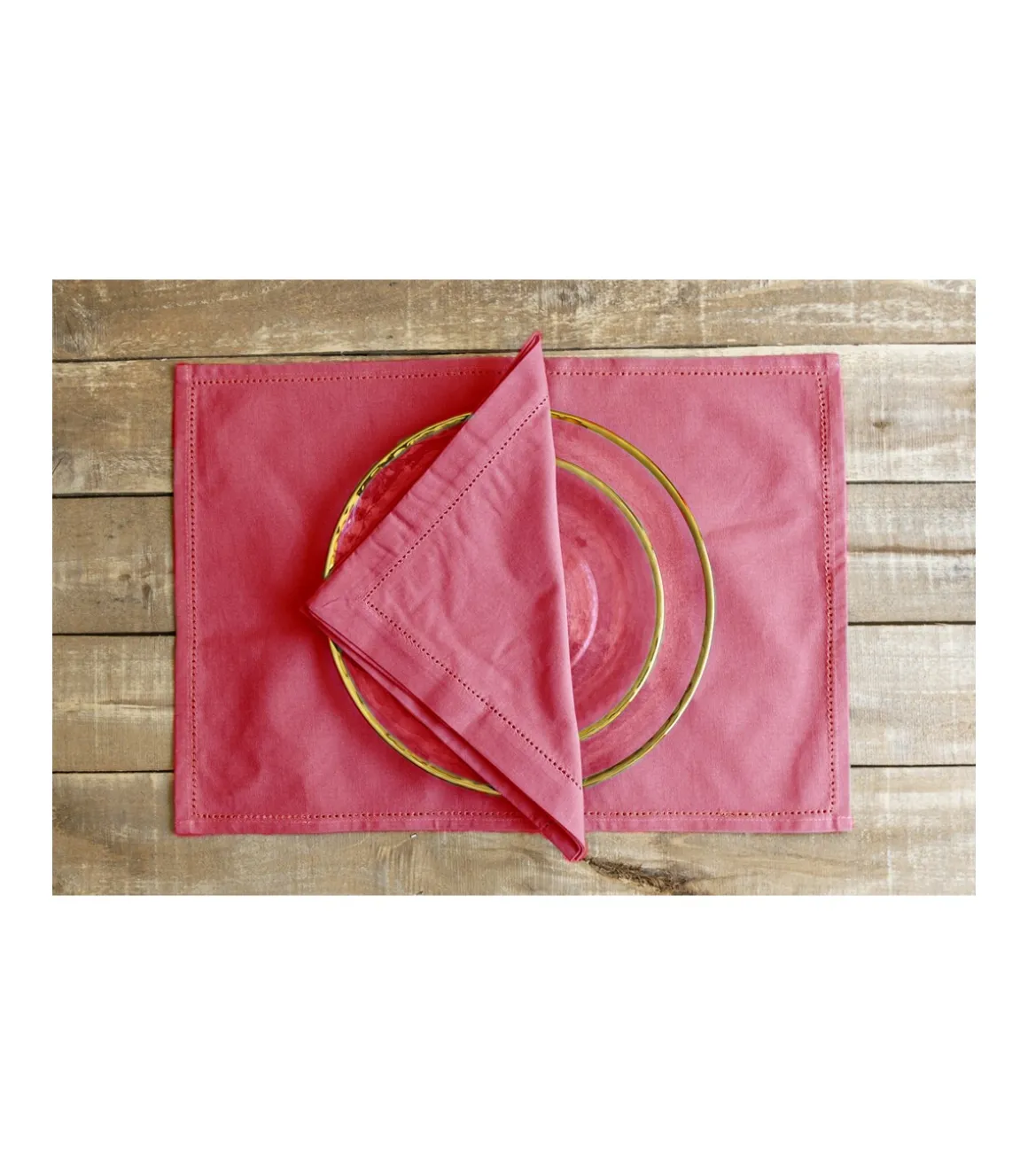 Set De 4 Salvamanteles Color Liso 48x33cm Love&home