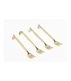 Set De 4 Tenedores Conchas Love&home