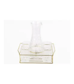 Set Jarra Y 4 Vasos 300ml Love&home