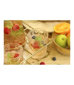 Set Jarra Y 4 Vasos 300ml Love&home