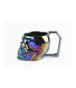 Taza Calavera 400ml Cafetería Hl01638 Iridiscente Love&home