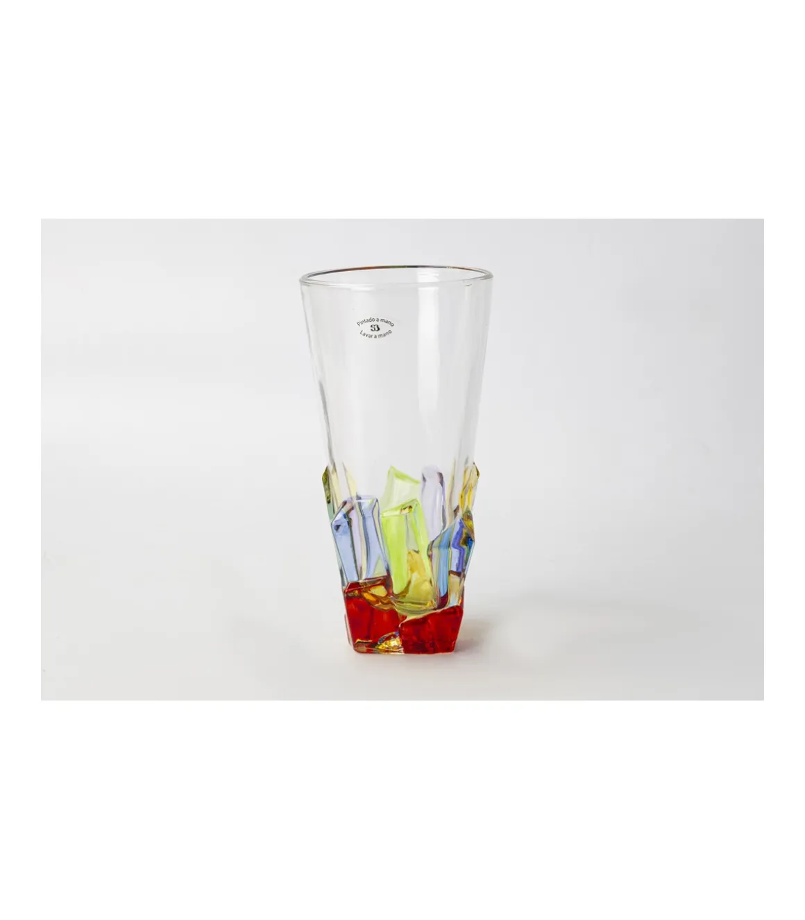 Vaso Pintado A Mano 310ml Love&home