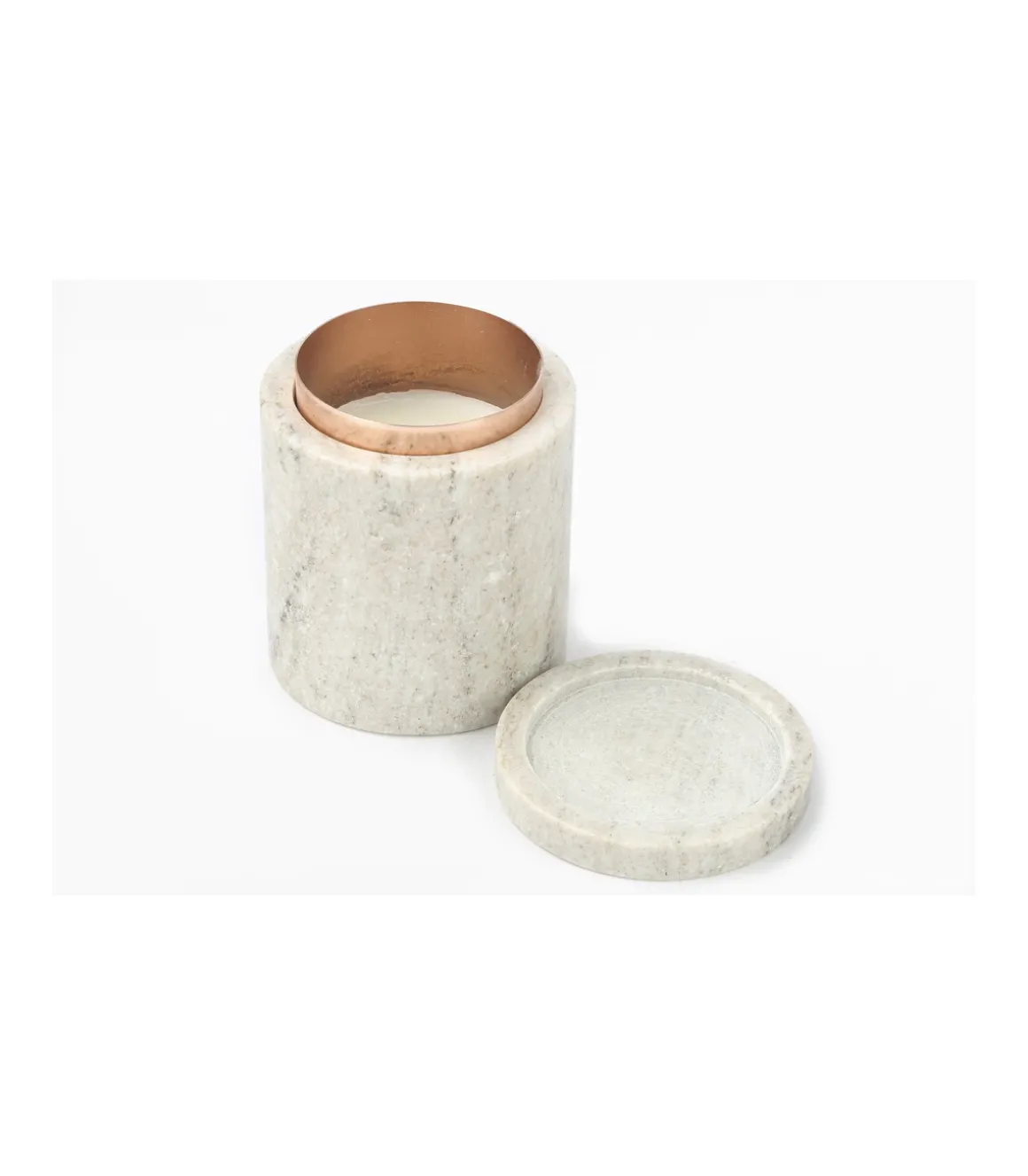 Vela Con Tarro De Marmol Amber & Black Currant Love&home